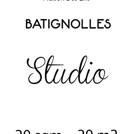 Unusual, Cosy 20m² Batignolles District Daire